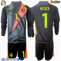 Maglie da calcio Germania Manuel Neuer #1 Portiere Prima Maglia Bambino Europei 2024 Manica Lunga (+ Pantaloni corti)